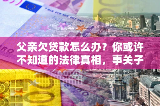 北京父亲欠贷款怎么办？你或许不知道的法律真相，事关子女未来