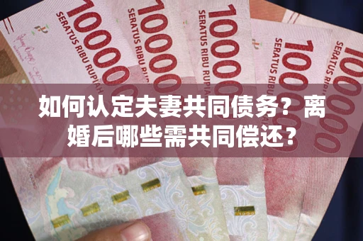 北京如何认定夫妻共同债务？离婚后哪些需共同偿还？