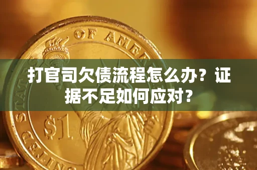 北京打官司欠债流程怎么办？证据不足如何应对？