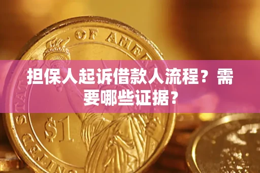 北京担保人起诉借款人流程?需要哪些证据? 北京担保人起诉借款人流程?需要哪些证据?