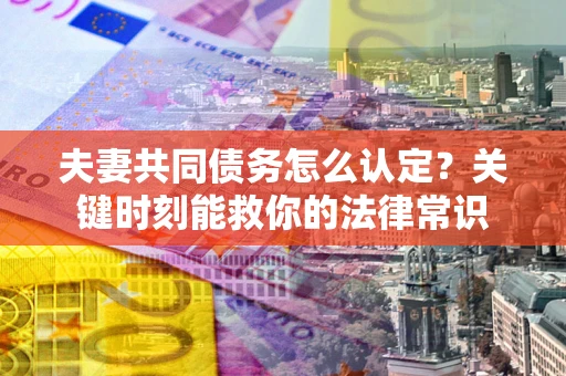 北京夫妻共同债务怎么认定？关键时刻能救你的法律常识