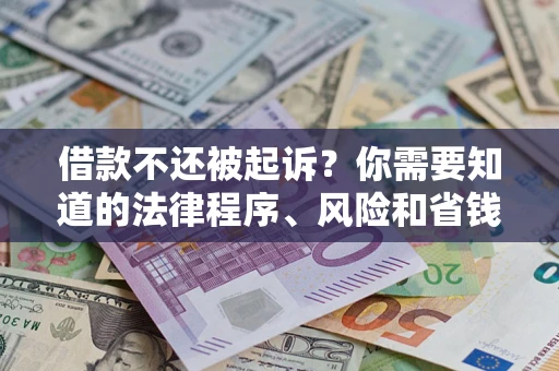 北京借款不还被起诉？你需要知道的法律程序、风险和省钱技巧