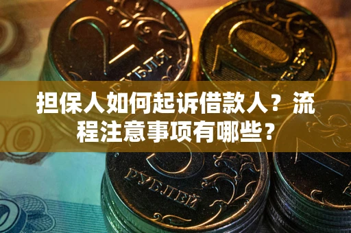 北京担保人如何起诉借款人？流程注意事项有哪些？